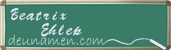 Beatrix Ehlep Visitenkarte
